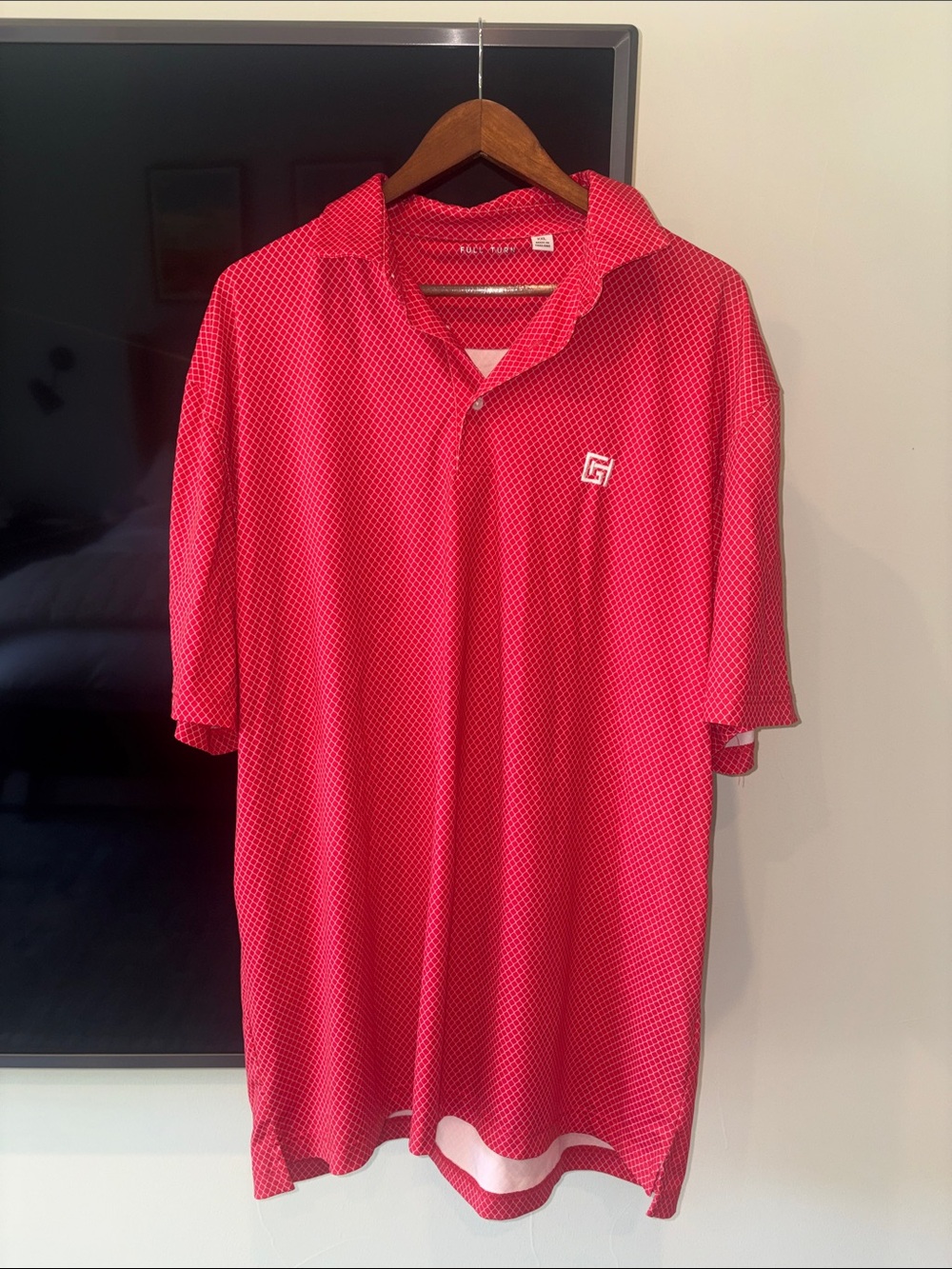 Red Men’s Performance Polo